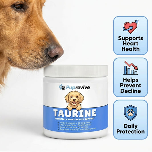 Stop the Quiet Decline in Your Dog with Puprevive Taurine