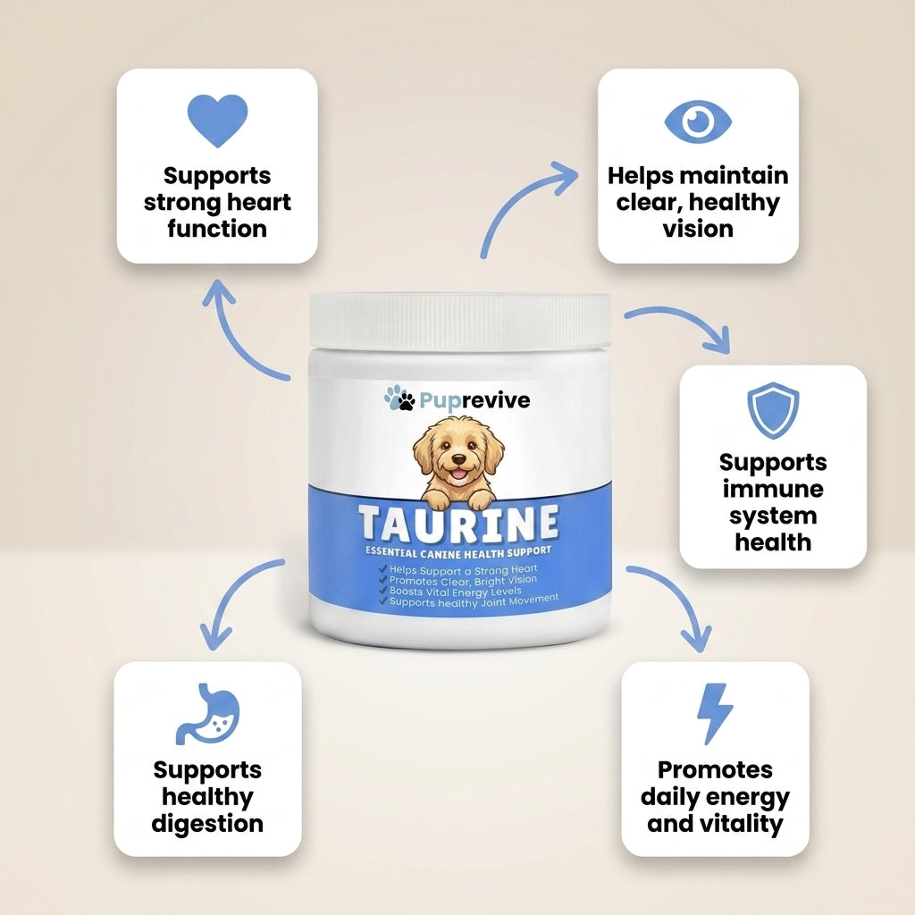 Stop the Quiet Decline in Your Dog with Puprevive Taurine